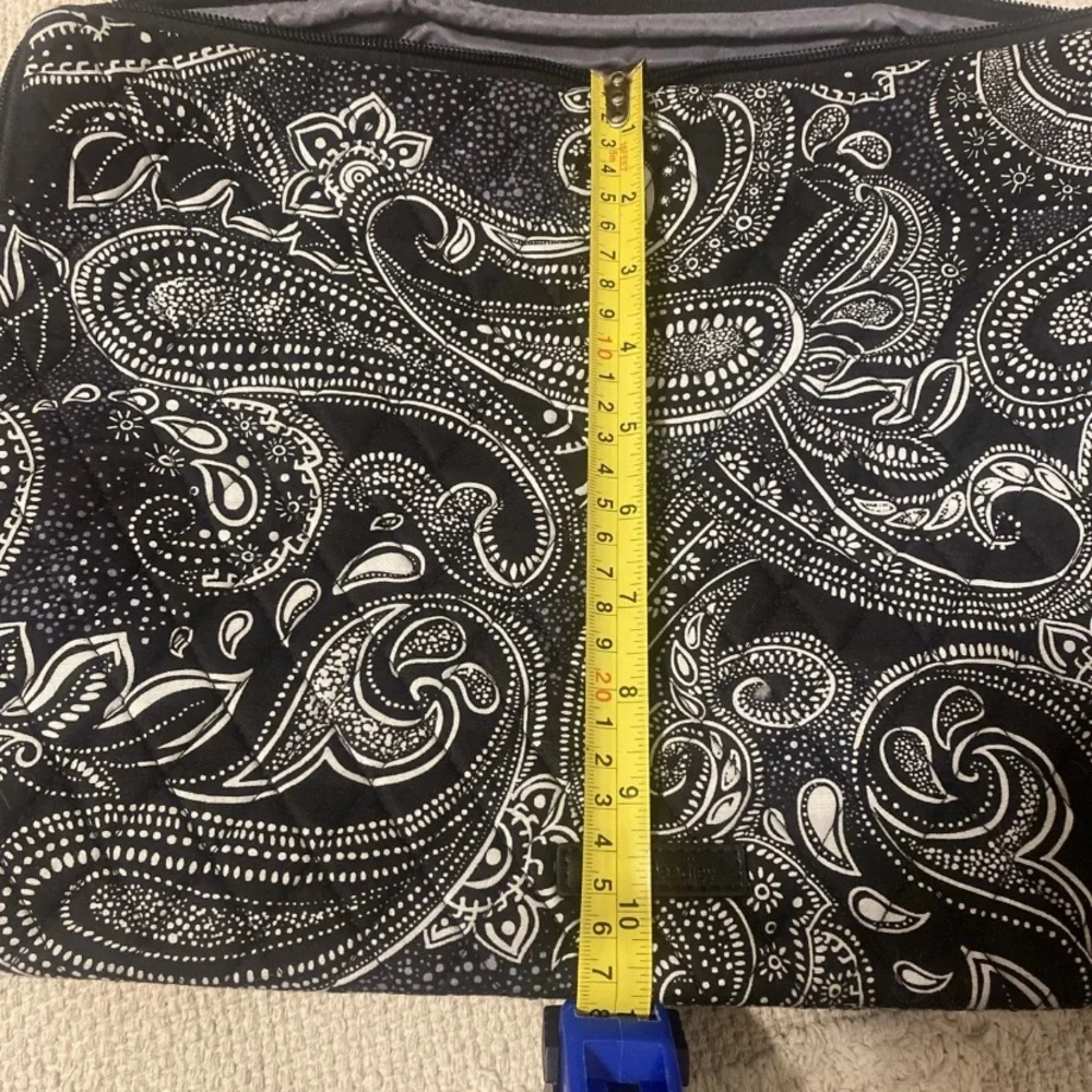 Vera Bradley Black and White Paisley Baby Bag